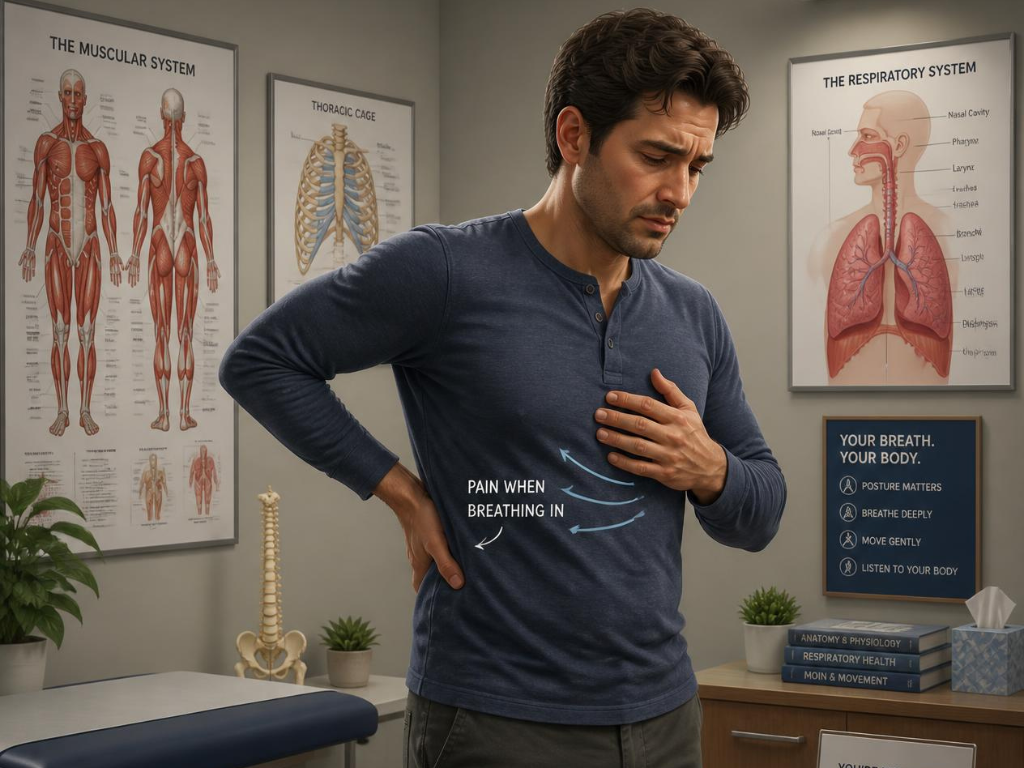 Back Pain When Breathing: Rib Problem or Red Flag?